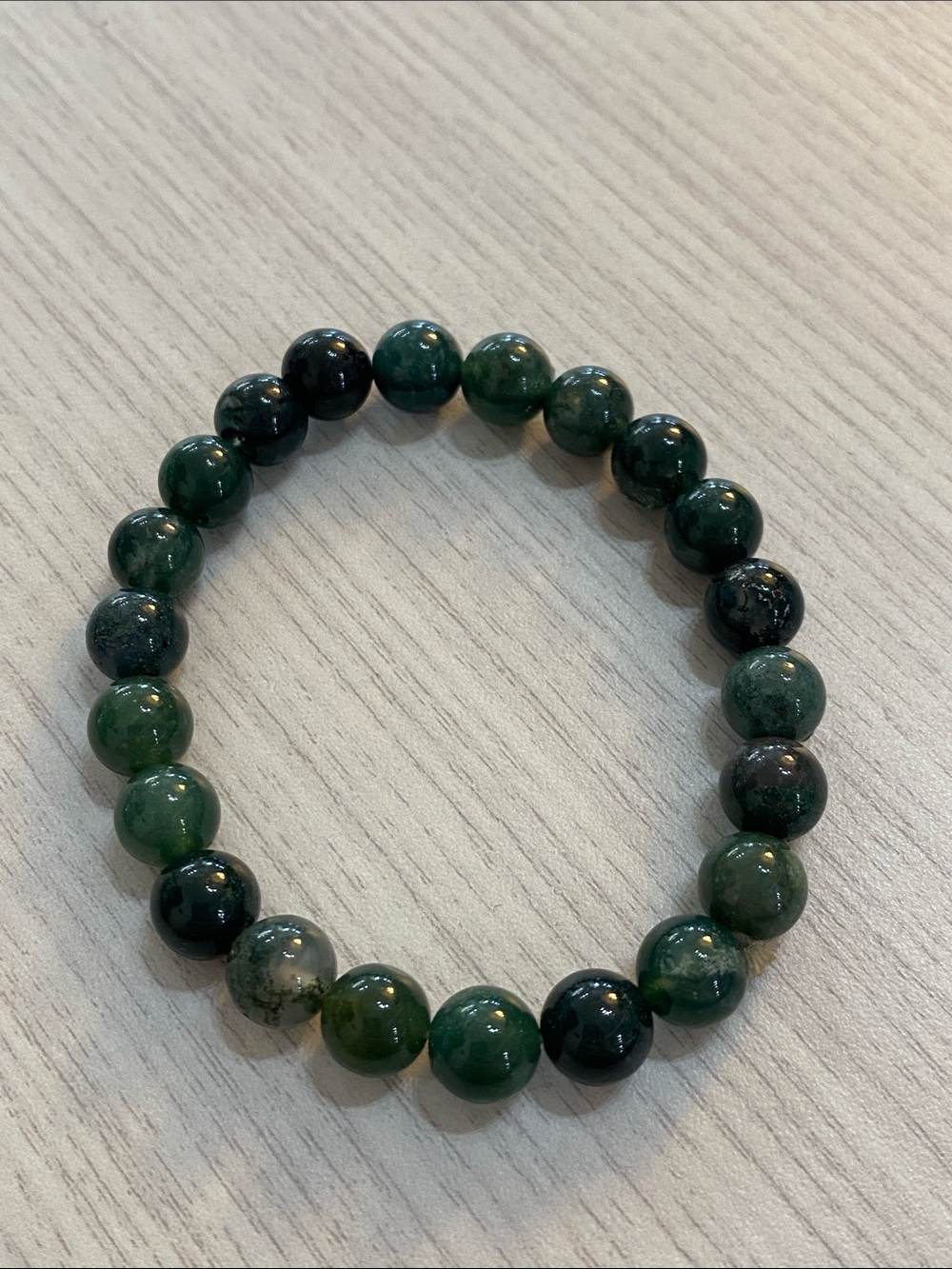 Green stone bracelet
